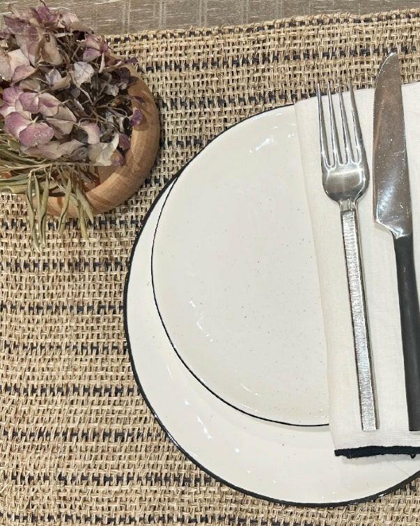 Pack de 6 Sets de Table Nelly Nude, Pao Maison