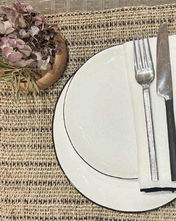 Pack de 6 Sets de Table Nelly Nude, Pao Maison