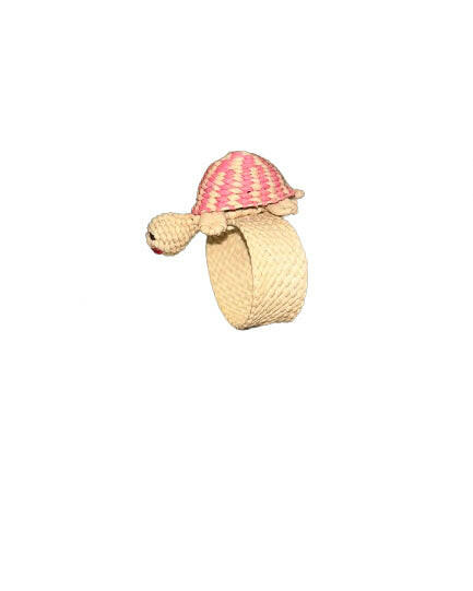 Rond de Serviette, Tortue Rose, Pao Maison