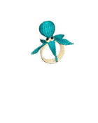 Napkin Ring, Light Blue Octopus