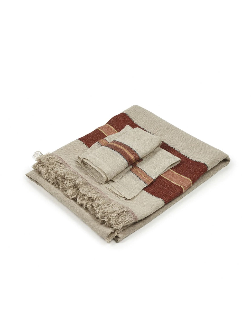Polylin Washed Tablecloth, Ash
