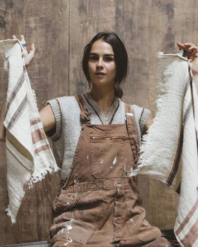 The Belgian Towel Small Fouta, Dakota Stripe, Libeco