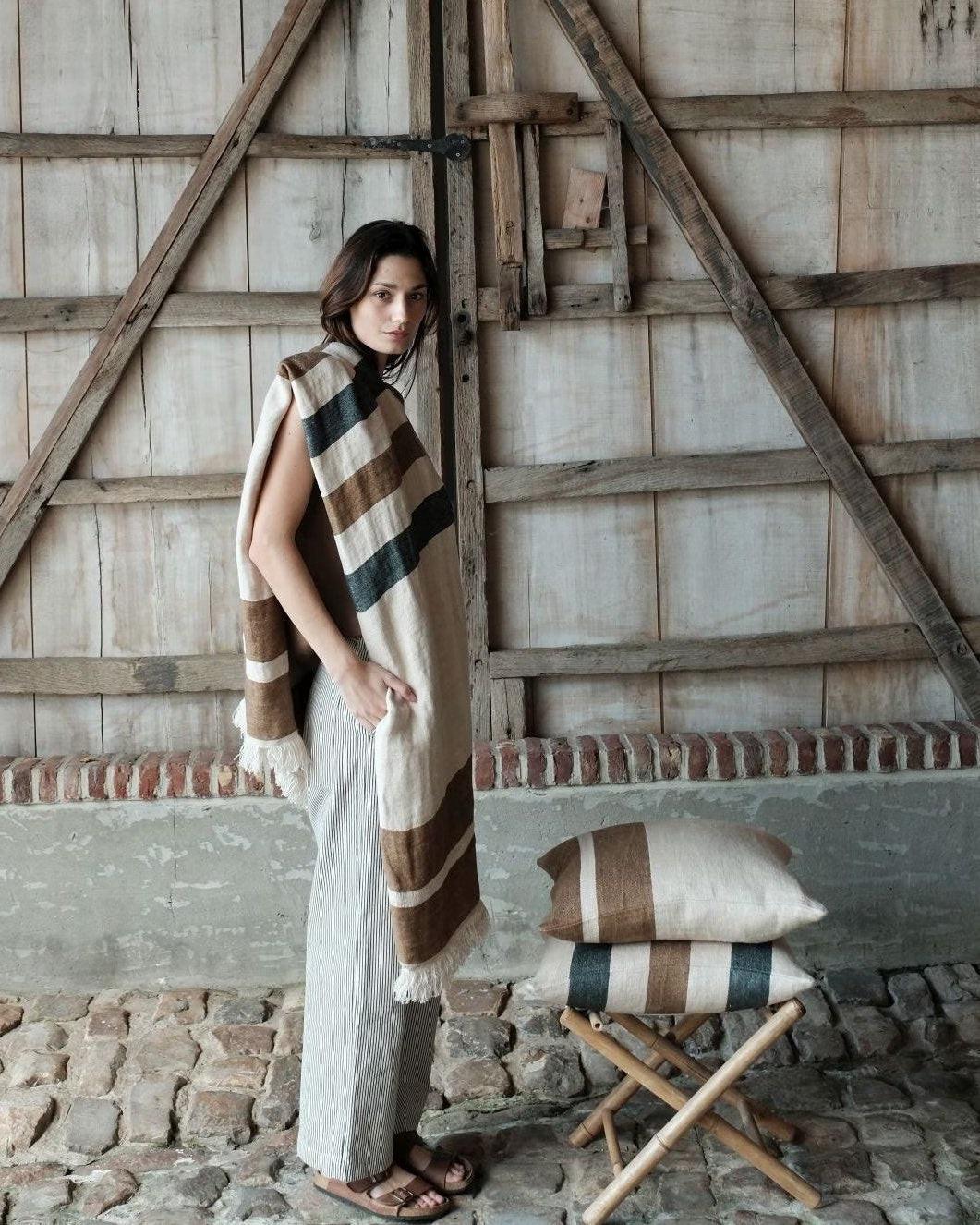 The Belgian Towel, Dakota Stripe, Libeco