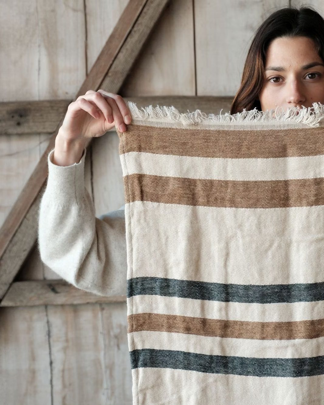 The Belgian Towel, Dakota Stripe, Libeco