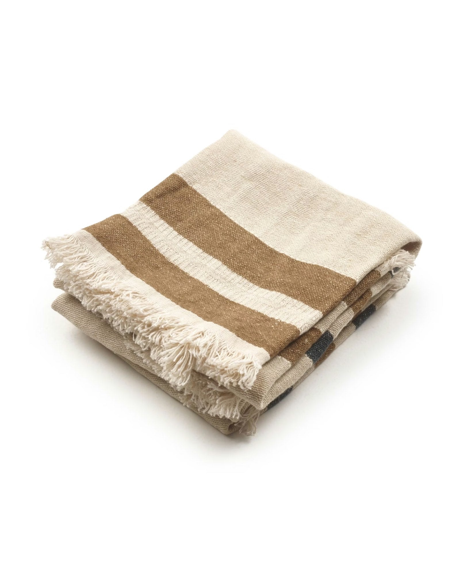 The Belgian Towel Serviette Invité, Dakota Stripe, Libeco