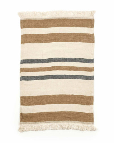The Belgian Towel Small Fouta, Dakota Stripe, Libeco
