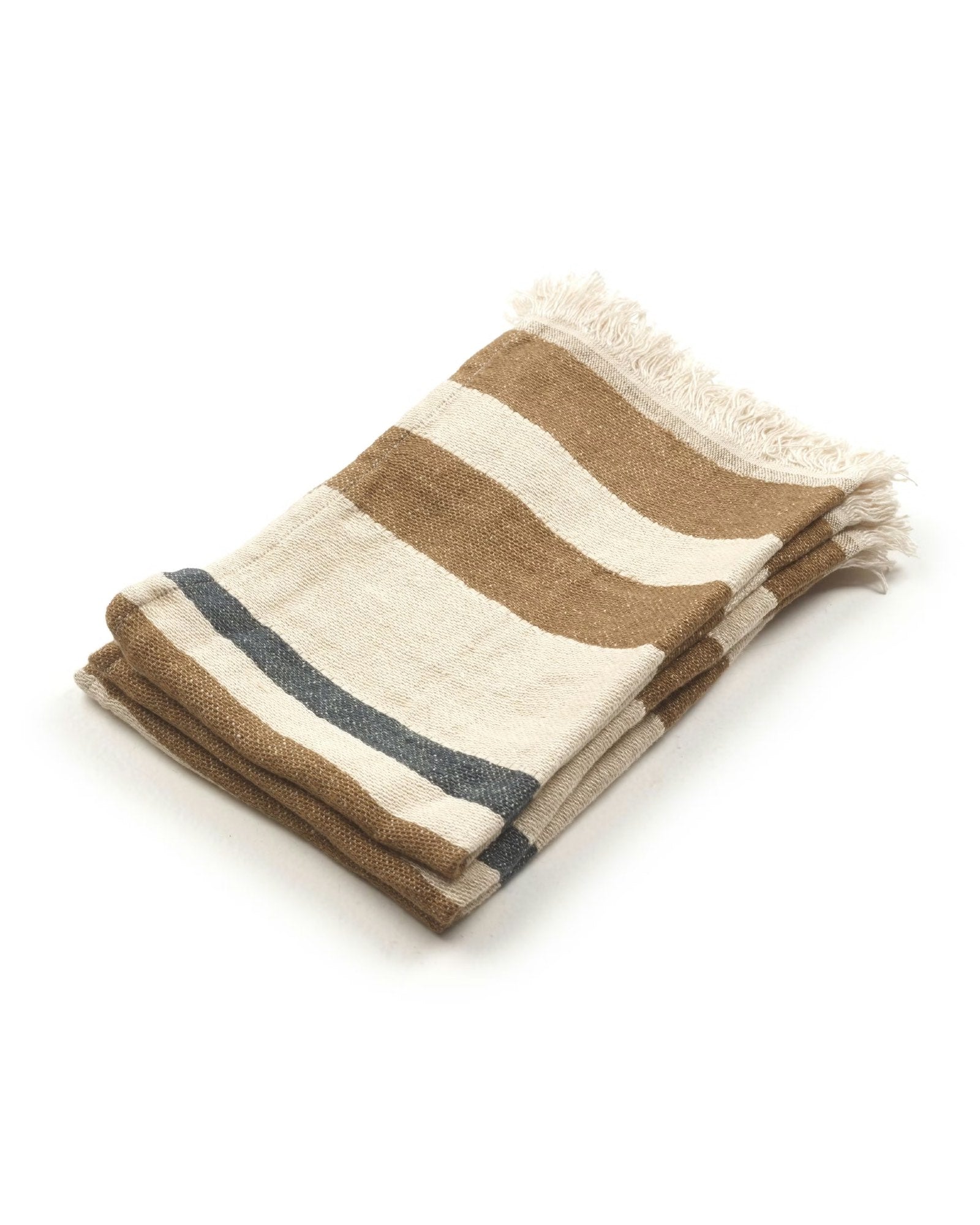 The Belgian Towel Small Fouta, Dakota Stripe, Libeco