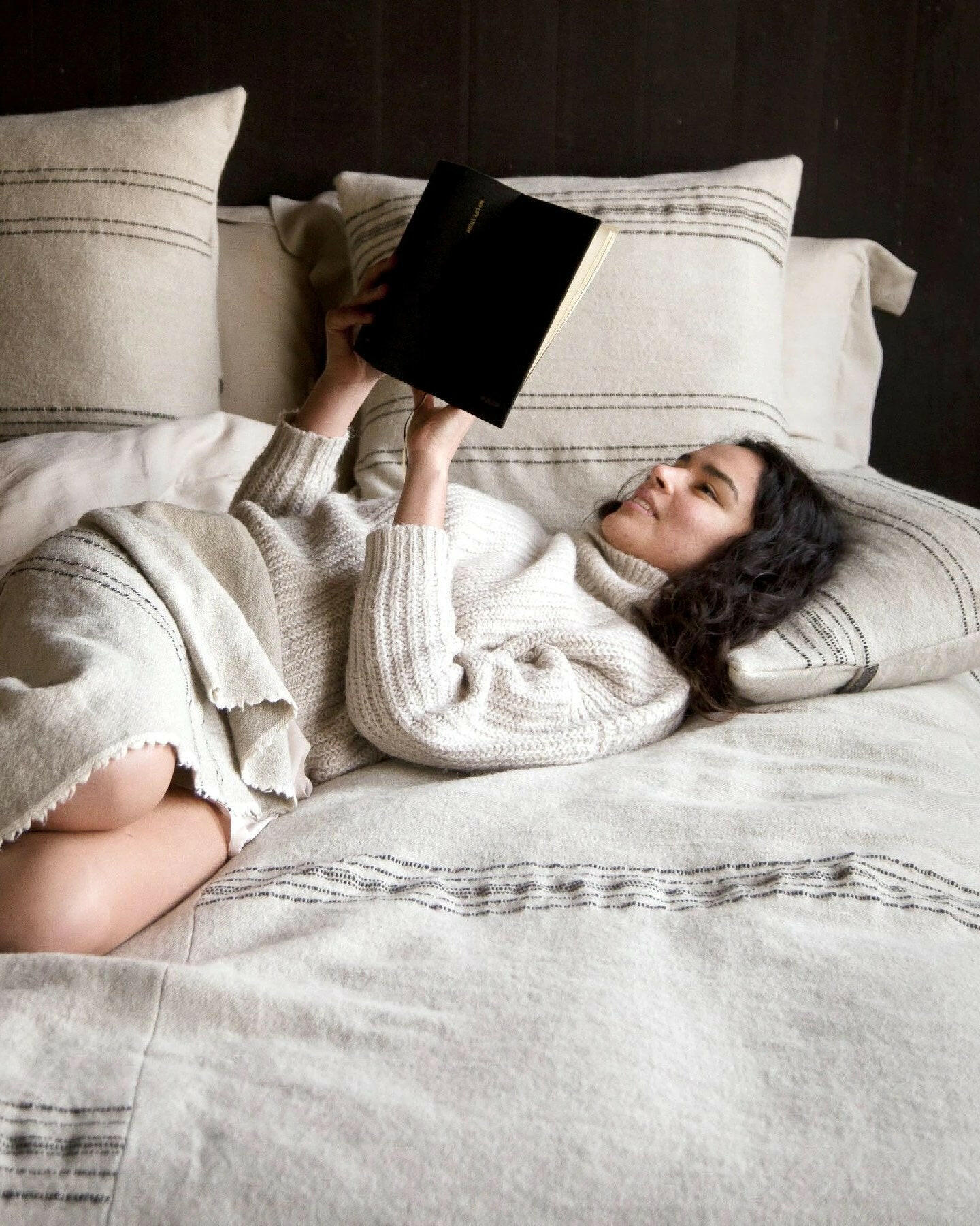 Pillow Moroccan stripe Libeco