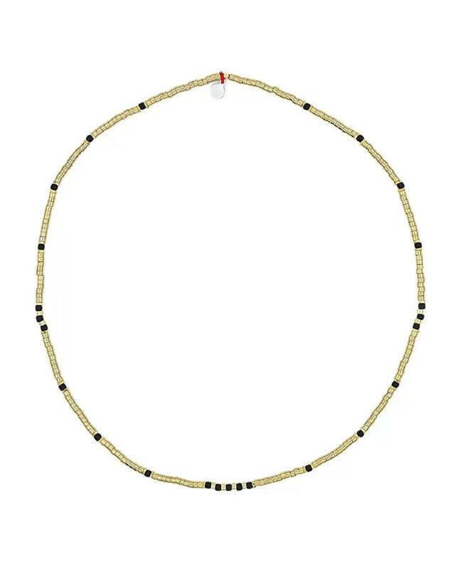 Collier et Bracelet 3 tours, TONI 3 - Hématite Gold, Têtes Blondes