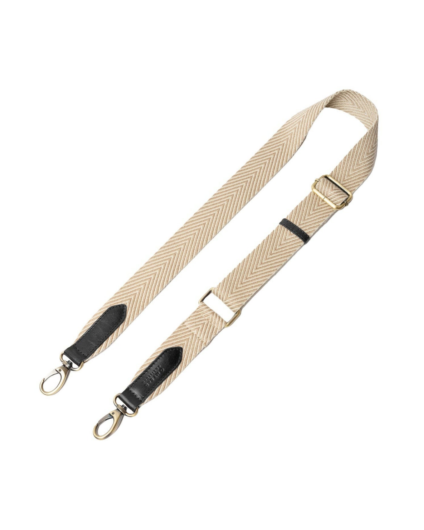 Webbing Strap Sand Black O My Bag