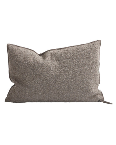 Coussin Vice Versa Toile Wooly, Ecorce