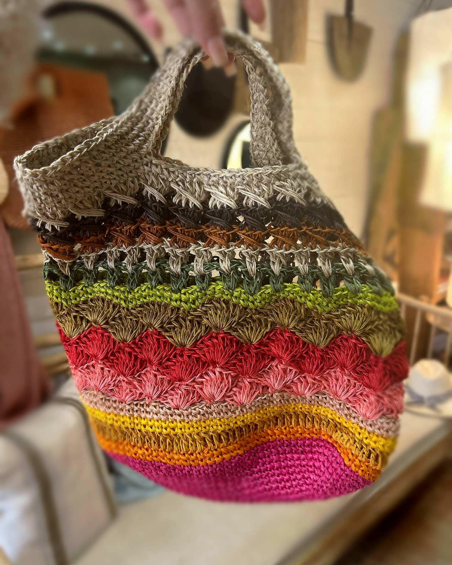 Sac à main en sisal Multicolores, Pao Maison
