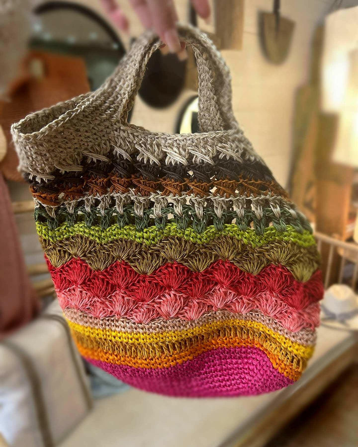 Sac à main en sisal Multicolores, Pao Maison