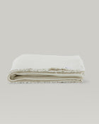 Tablecloth / Throw / Bedspread in Raw Linen, Chalk