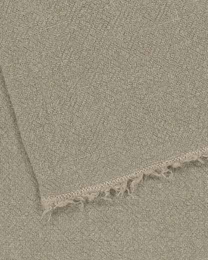 Nappe / Plaid / Dessus de lit en lin brut, Naturel.