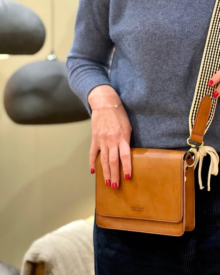 Sac Audrey Mini, Cognac.