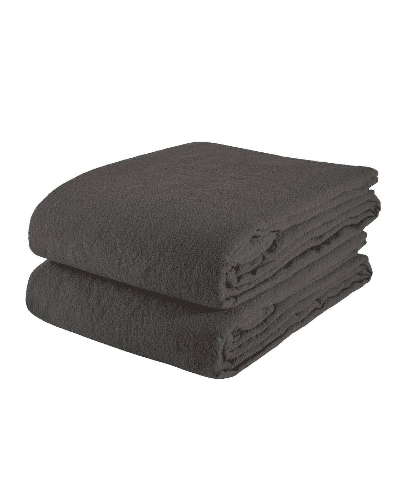 Housse de couette Linge Particulier Gris Orage