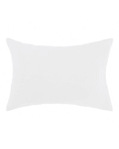 Taie d'oreiller Linge Particulier Blanc Naturel