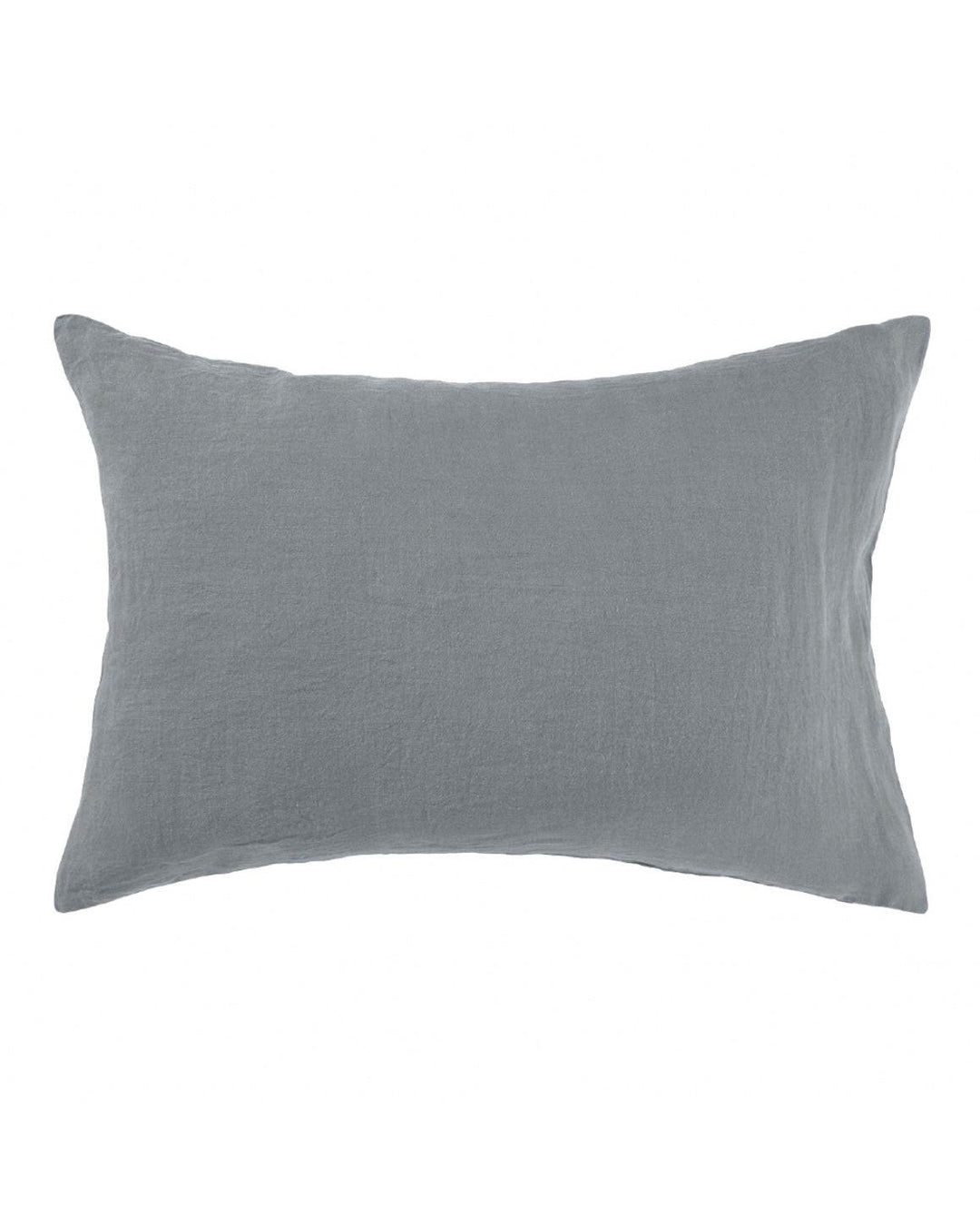 Taie d'oreiller Linge Particulier Gris Bleu
