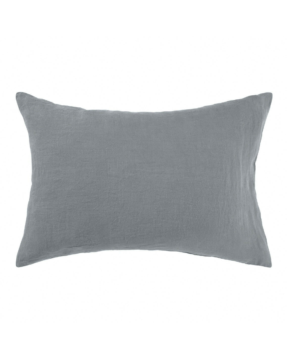 Taie d'oreiller Linge Particulier Gris Bleu