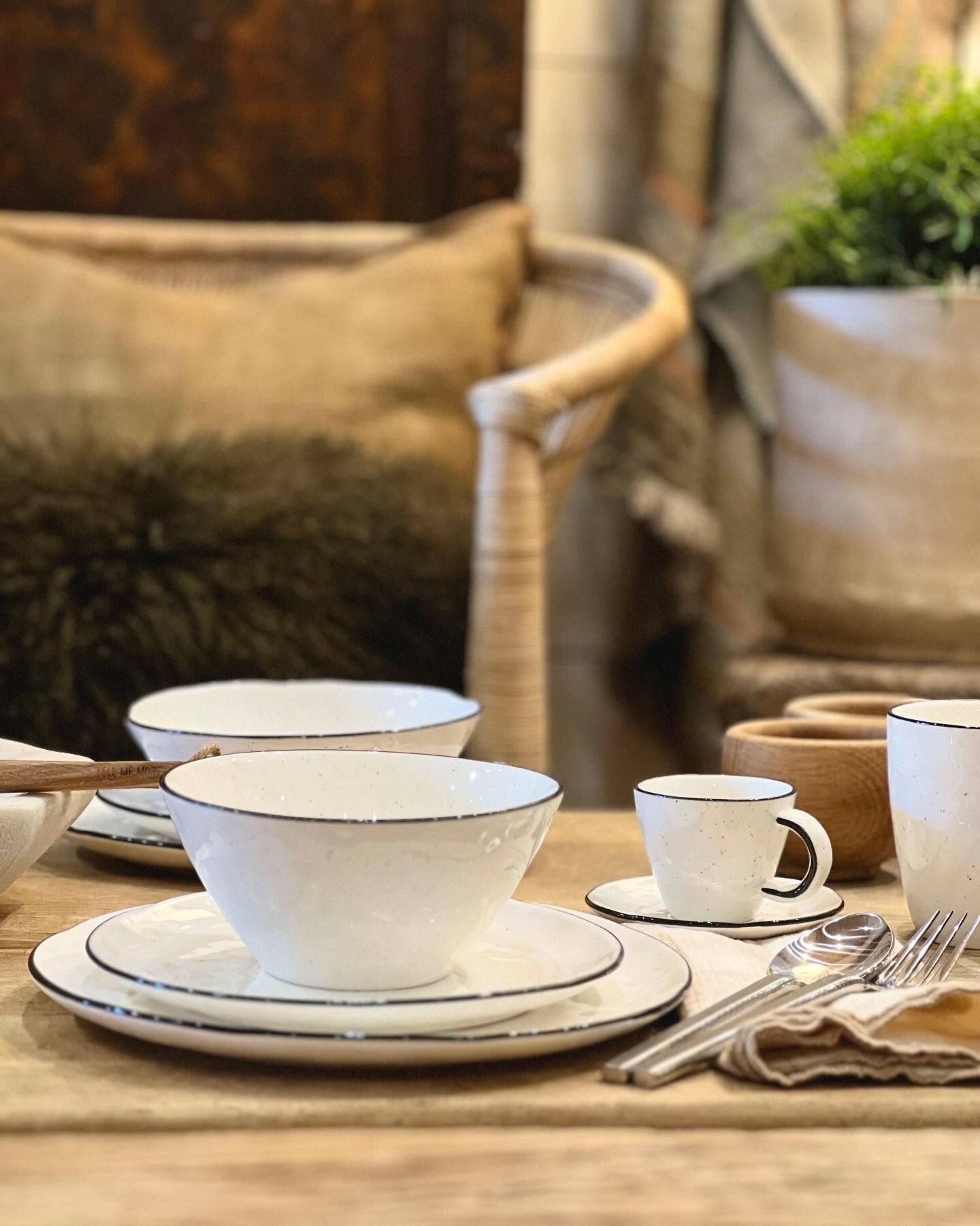 Assiette à dessert Basil.