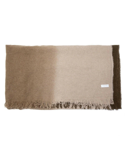Campeur - Écharpe Laine Cachemire, Tye & Dye Camel