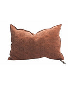Vice Versa Jacquard Stone Washed Cushion, Kilim Clay