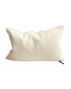 Vice Versa Cushion in Formentera Canvas, White