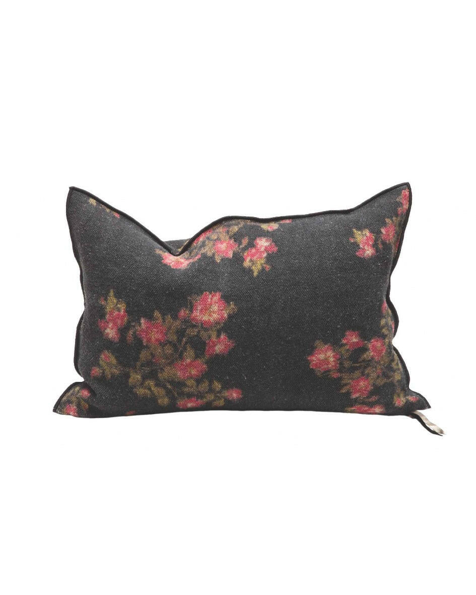 Coussin Vice Versa Lin Wabi Sabi Les Roses Magenta Maison de Vacances