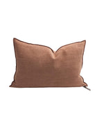 Coussin Vice Versa Chenille Vintage, Blush