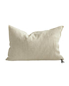 Vice Versa Washed Linen Crépon Cushion, Fior di Latte