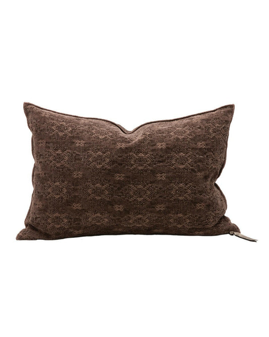 Coussin Vice Versa Jacquard Stone Washed Kilim Arabica Maison de Vacances