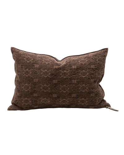 Coussin Vice Versa Jacquard Stone Washed Kilim Arabica Maison de Vacances