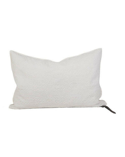 Coussin Vice Versa Jacquard Kilim Blanc Maison de Vacances 