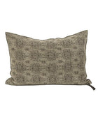 Vice Versa Jacquard Stone Washed Kilim Cushion, Khaki