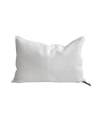 Coussin Vice Versa Toile de Lin Vintage, Blanc