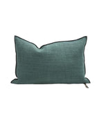 Coussin Vice Versa Toile de Lin Vintage, Canard