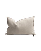 Vice Versa Cushion in Formentera Canvas, Cement