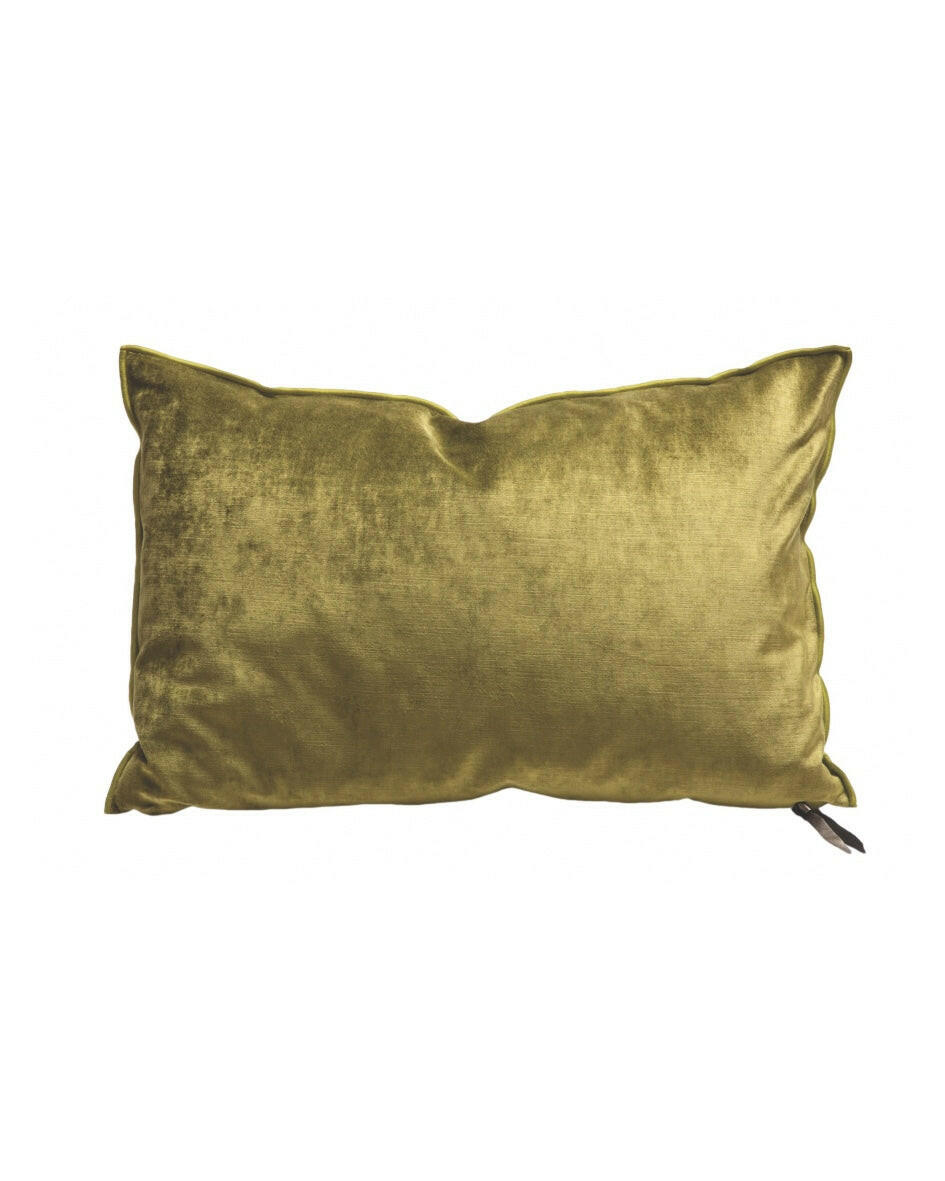 Coussin Vice Versa en Velours Royal Absinthe Maison de Vacances