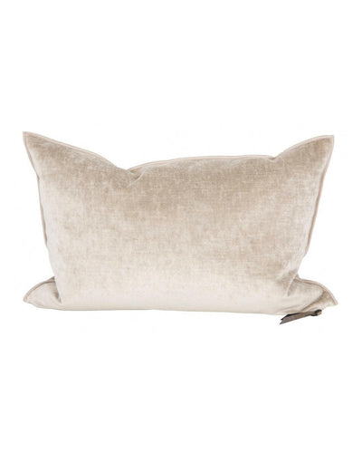 Coussin Vice Versa en Velours Royal Ciment Maison de Vacances