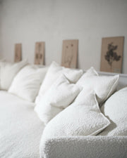 Coussin Vice versa Wooly Blanc, Maison de Vacances