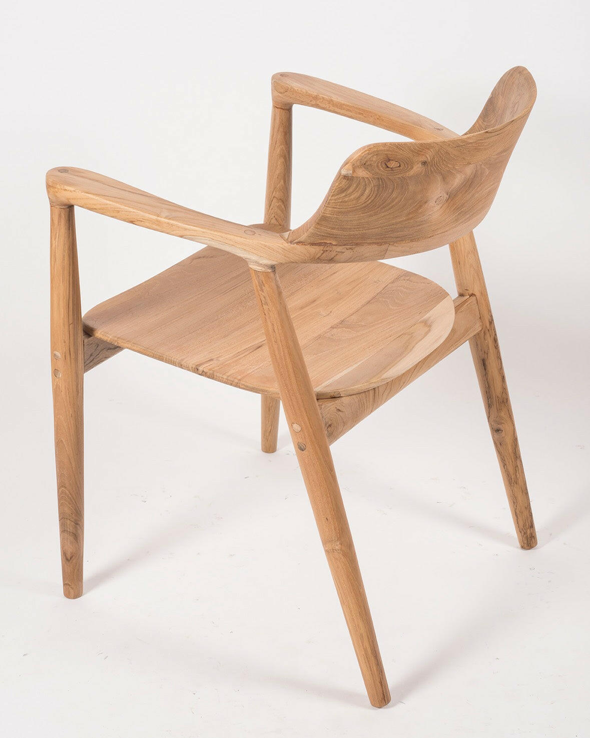Chaise Hiroshima Naturel en teck recyclé.