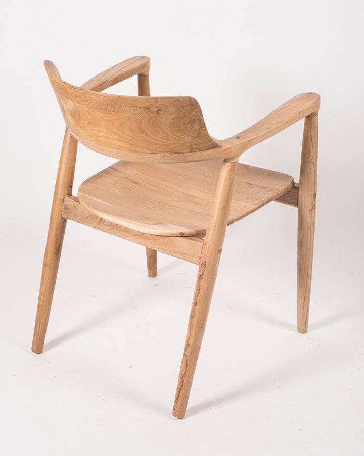 Chaise Hiroshima Naturel en teck recyclé Joe Sayegh