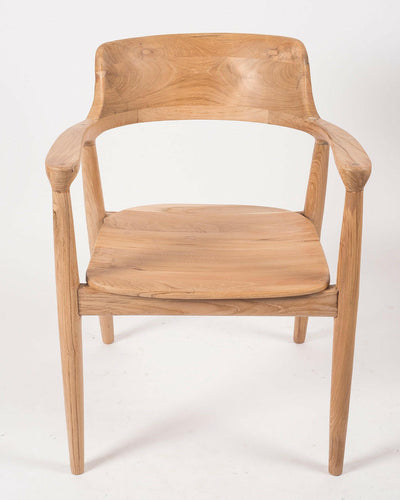 Chaise Hiroshima Naturel en teck recyclé.