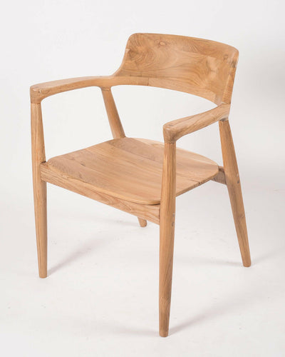 Chaise Hiroshima Naturel en teck recyclé.