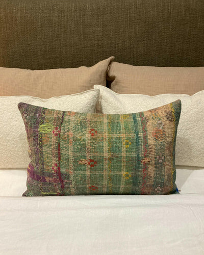 Coussin Vintage Kantha Claire Gasparini