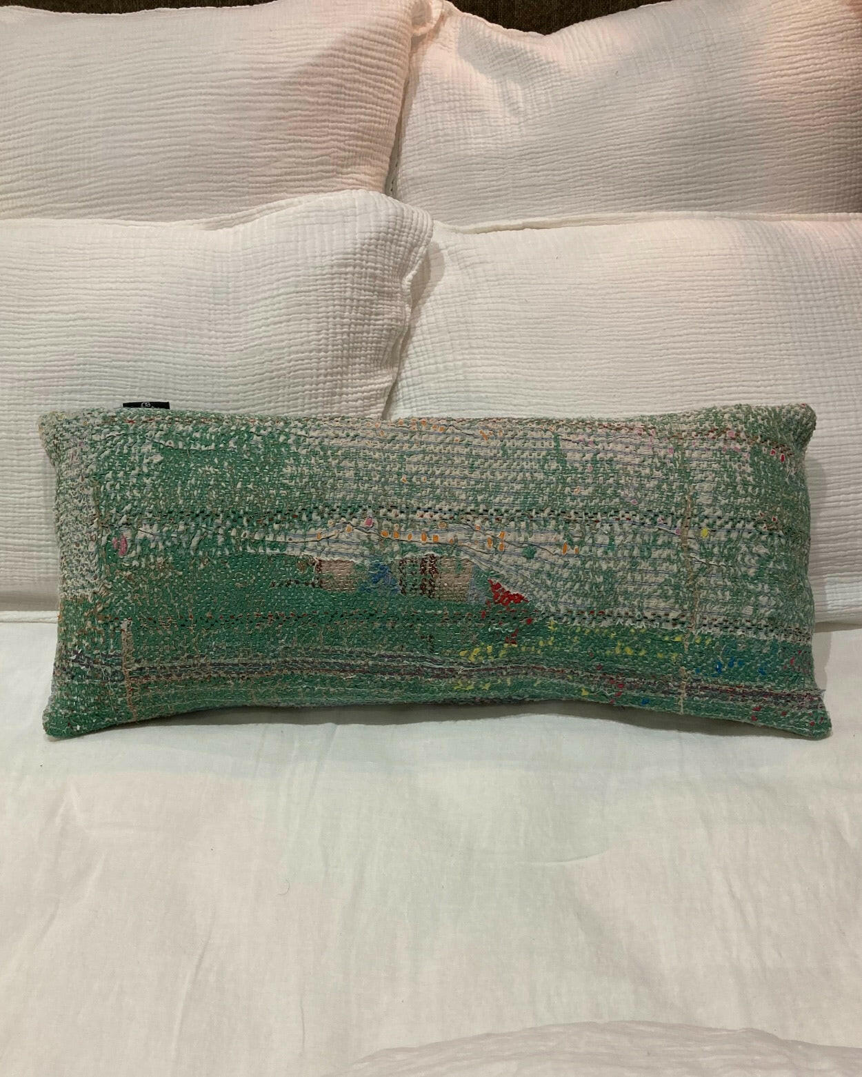 Coussin Vintage Kantha Claire Gasparini