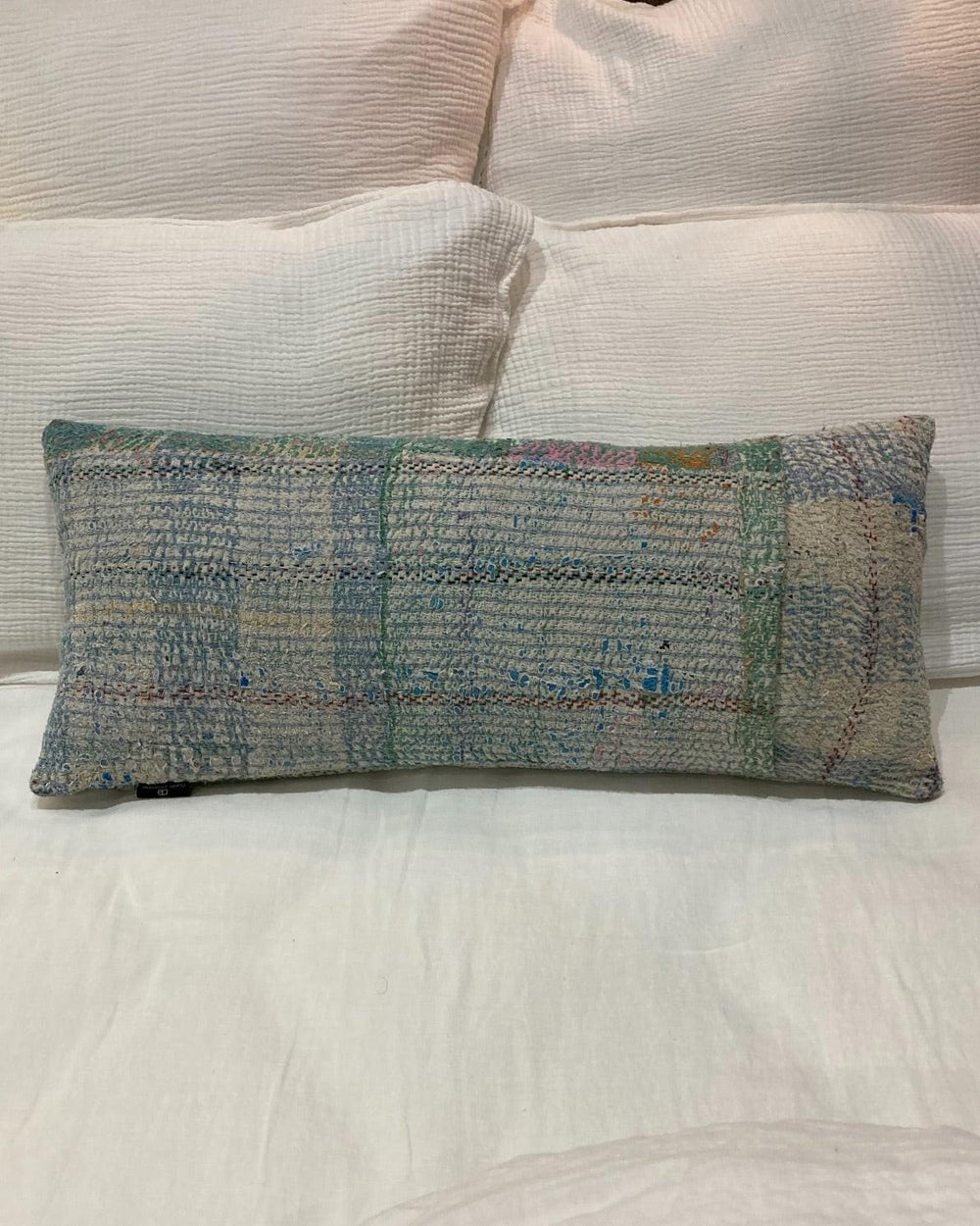 Coussin Vintage Kantha Claire Gasparini