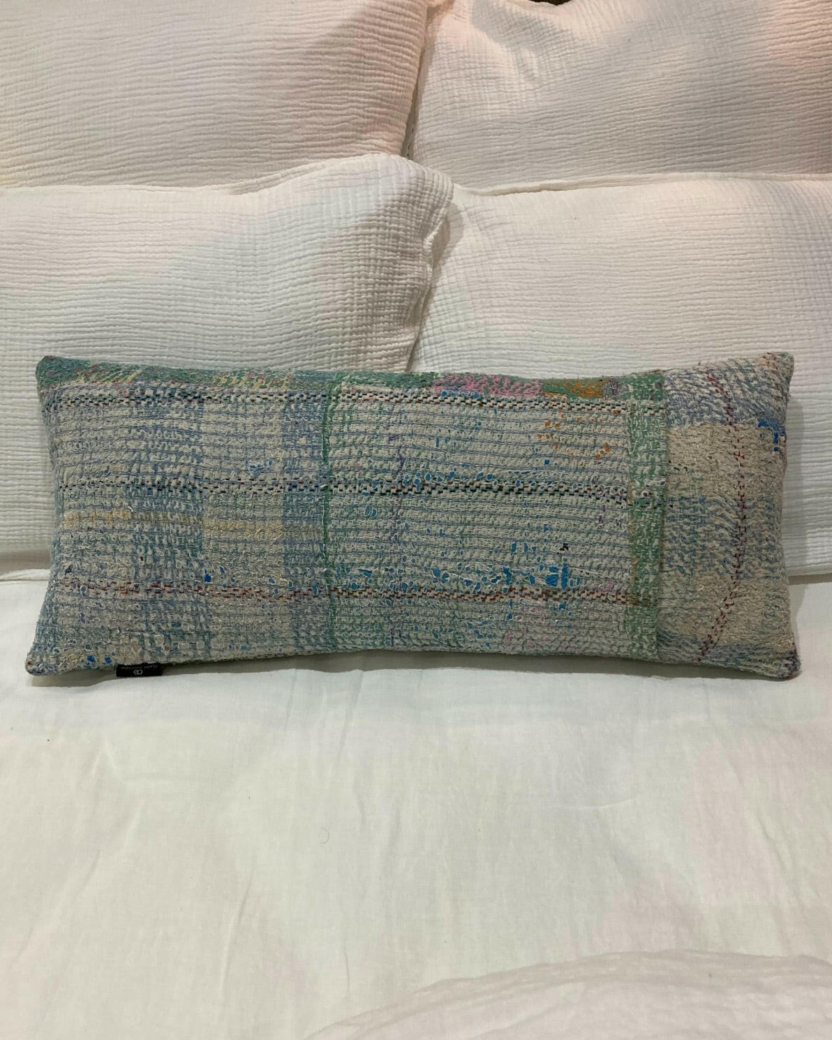 Coussin Vintage Kantha Claire Gasparini