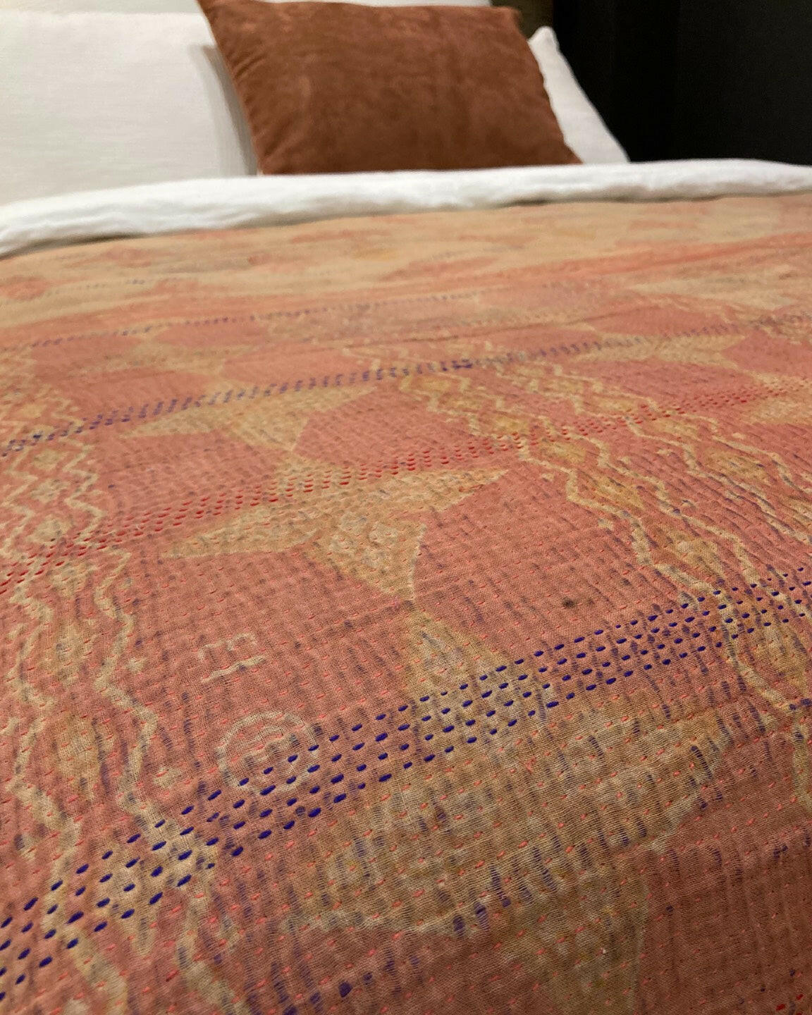 Couvre-lit Vintage Kantha Claire Gasparini